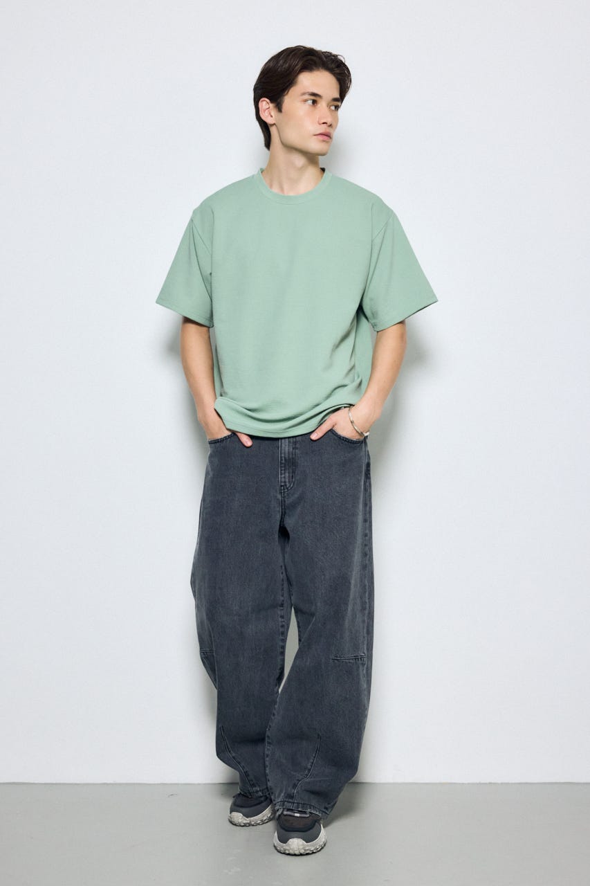 AZUL BY MOUSSY | リップル半袖トップス (Tシャツ・カットソー(半袖
