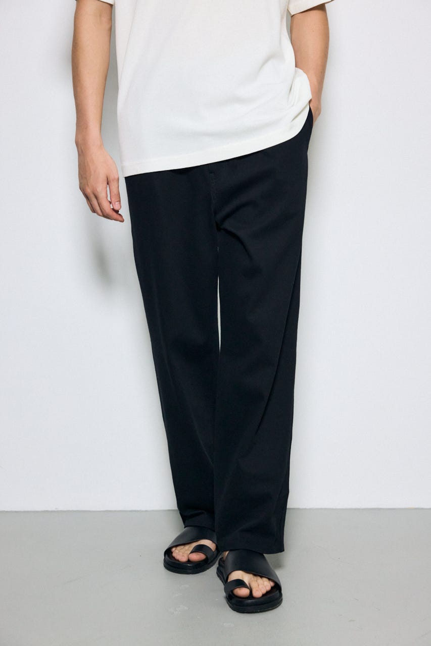EASY ACTIONワイドパンツ BLK L