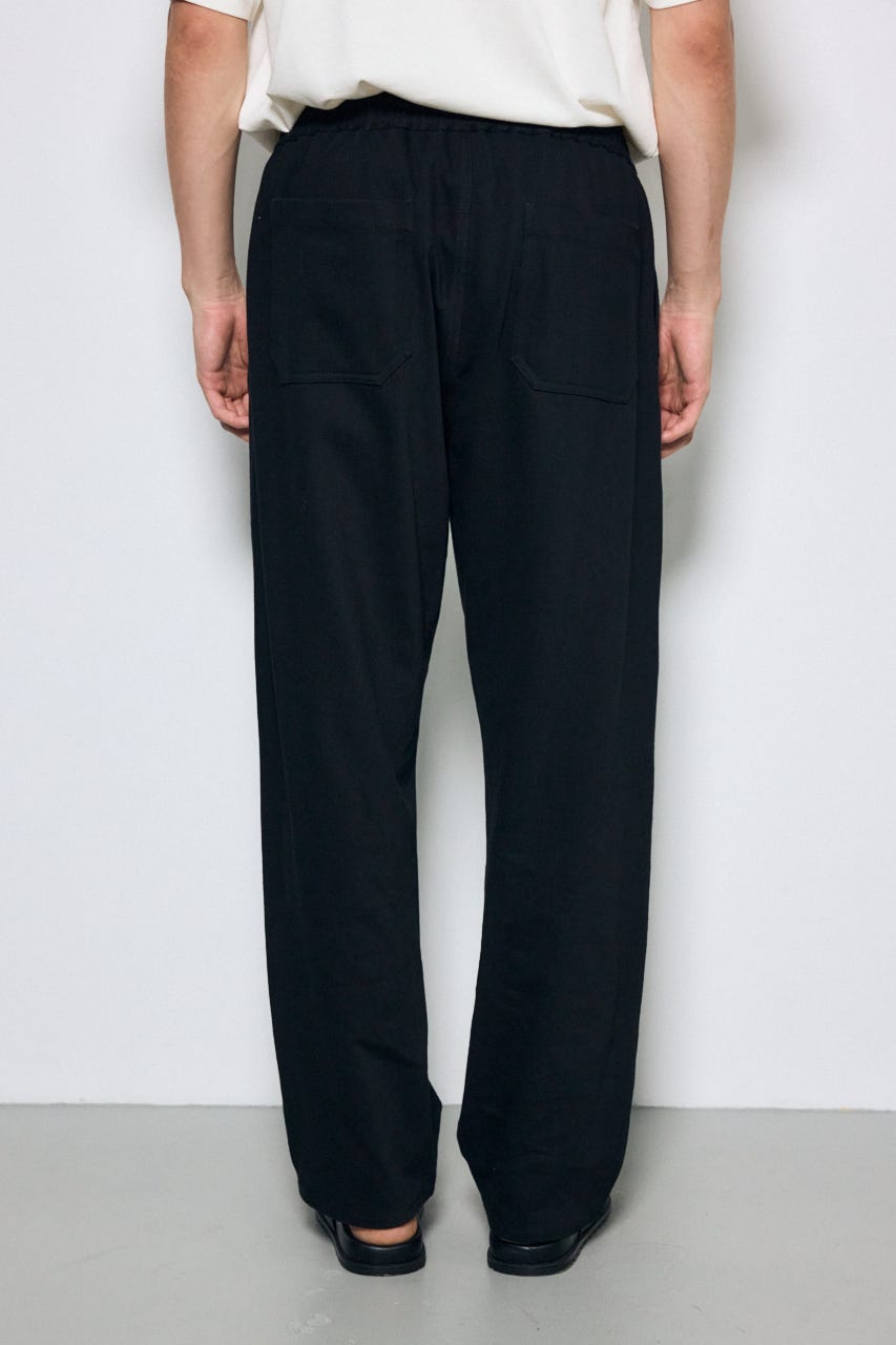 EASY ACTIONワイドパンツ BLK L