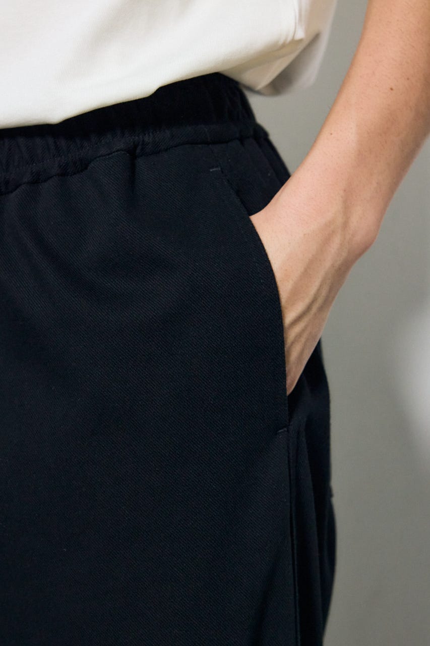 EASY ACTIONワイドパンツ BLK L