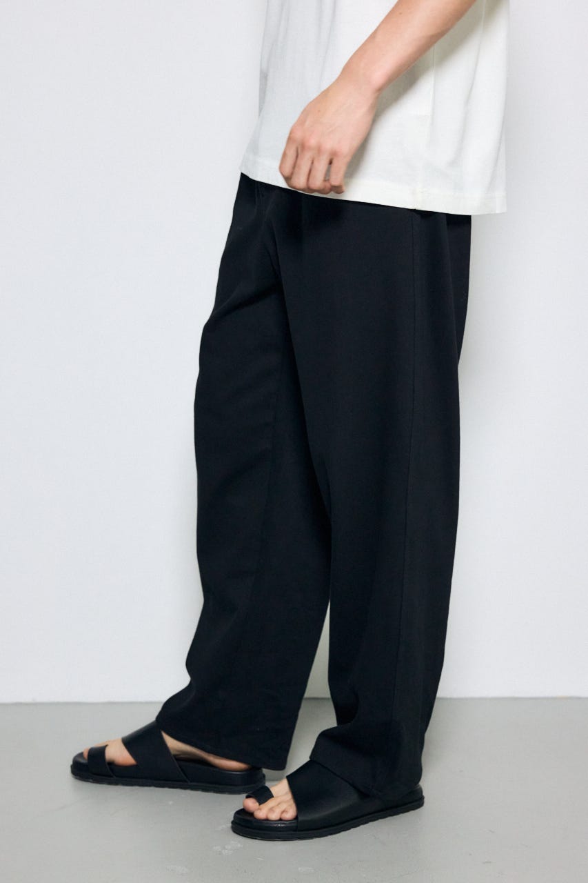 EASY ACTIONワイドパンツ BLK L