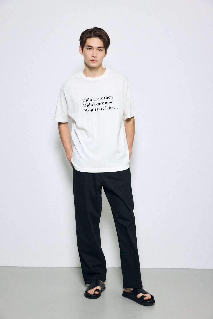 EASY ACTIONワイドパンツ BLK L
