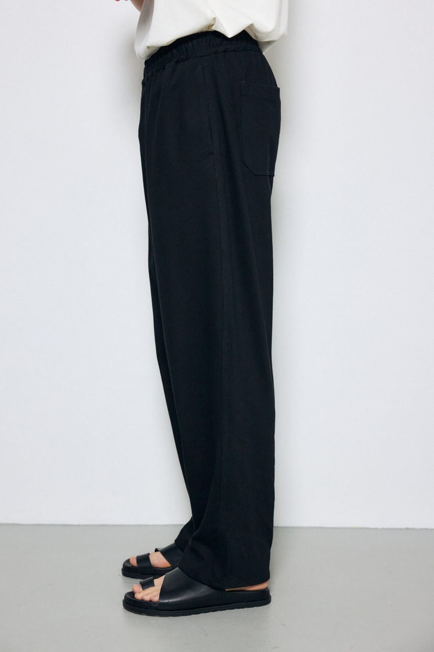 EASY ACTIONワイドパンツ BLK L