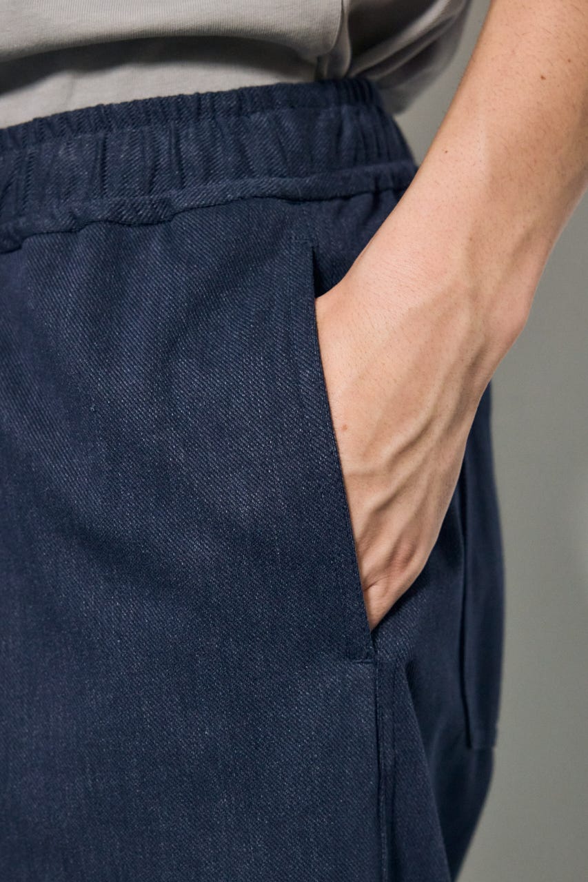 EASY ACTIONワイドパンツ D/NVY M
