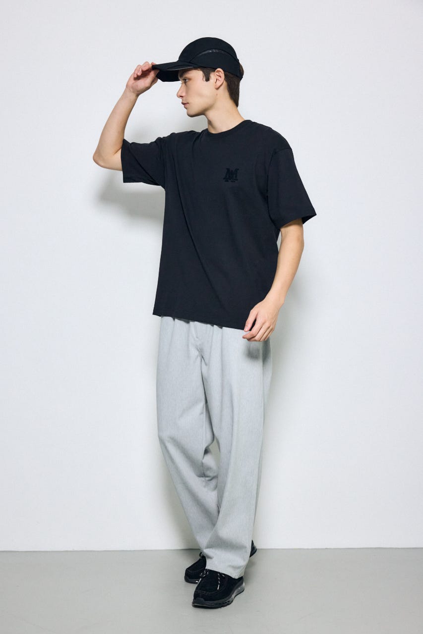 EASY ACTIONワイドパンツ T.GRY M