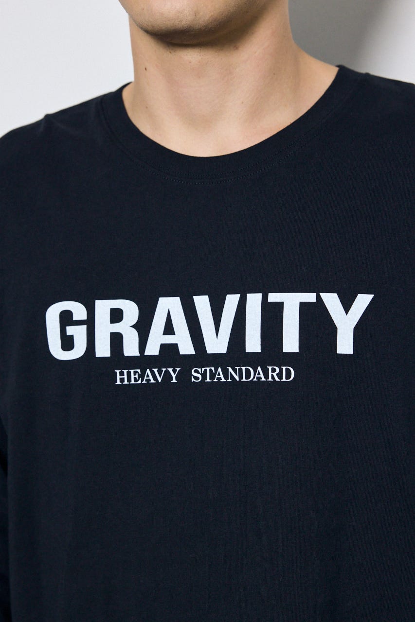 ロゴプリントロンTEE BLK S