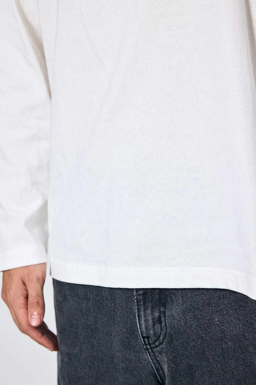 ロゴプリントロンTEE WHT M