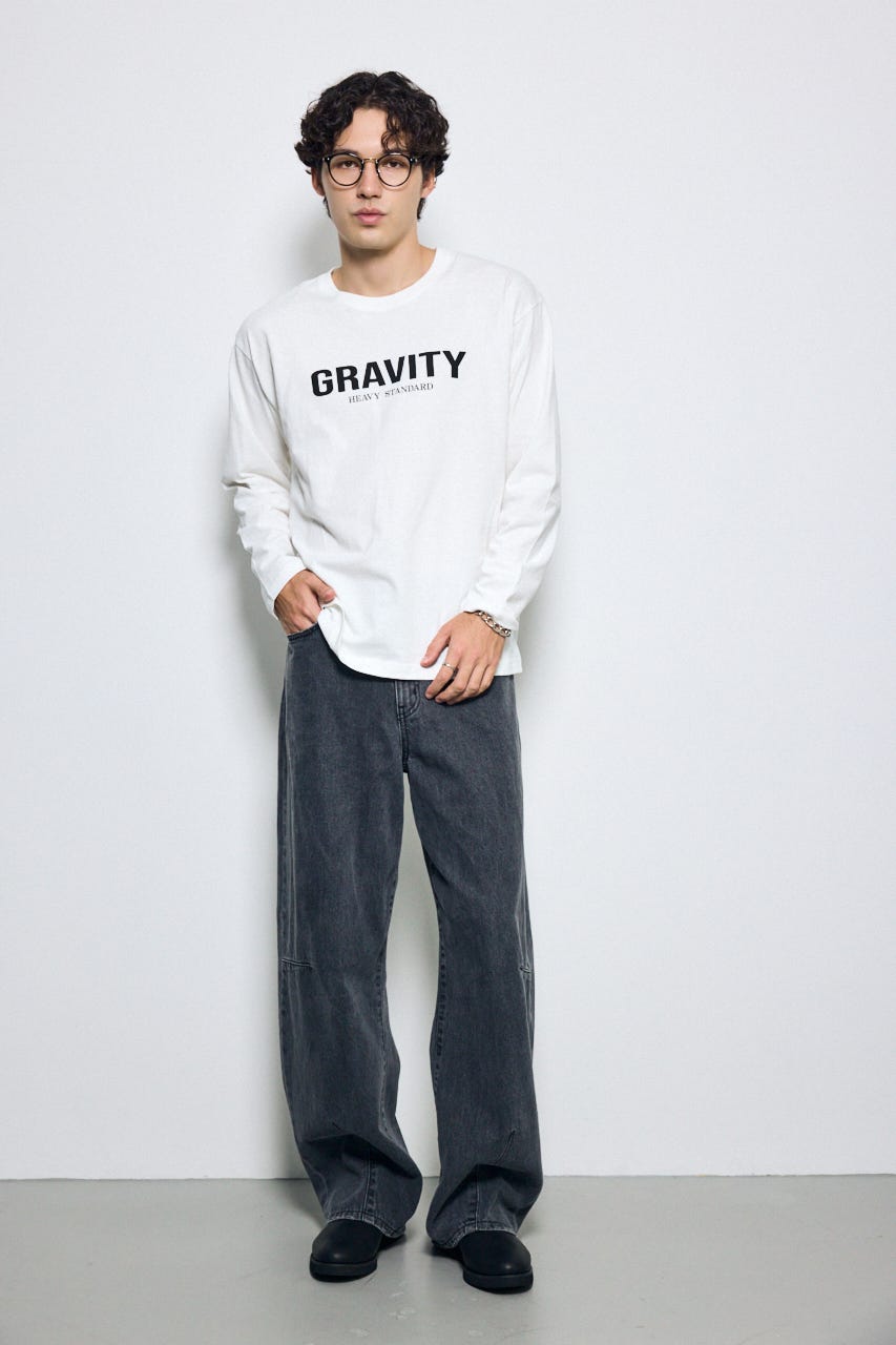 ロゴプリントロンTEE WHT M