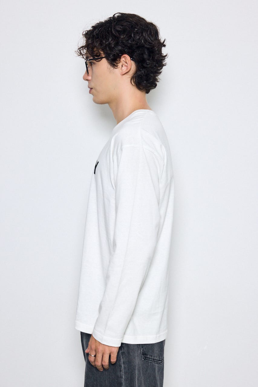 ロゴプリントロンTEE WHT M
