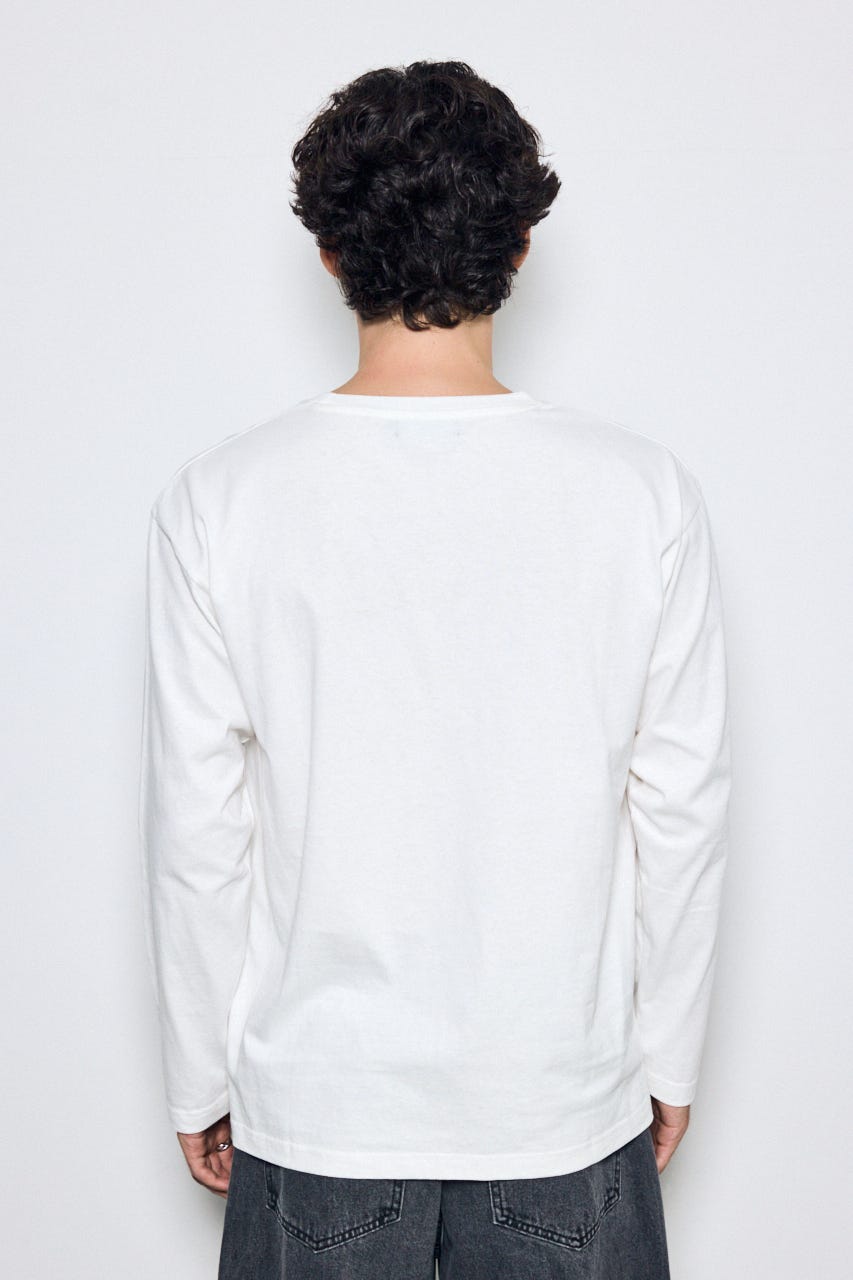 ロゴプリントロンTEE WHT M