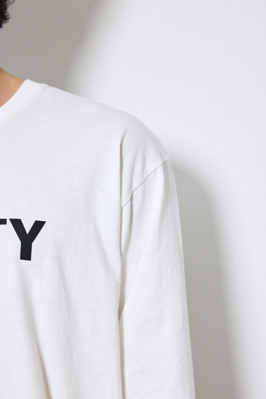 ロゴプリントロンTEE WHT M