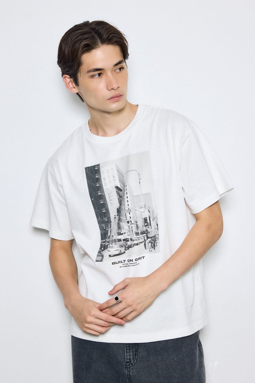 AZUL BY MOUSSY | フォトプリント半袖TEE (Tシャツ・カットソー(半袖