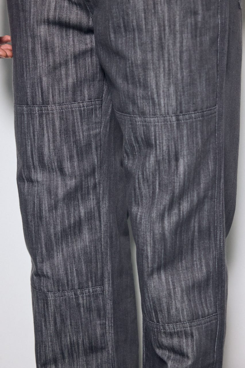 シャイニーワイドパンツ GRY M