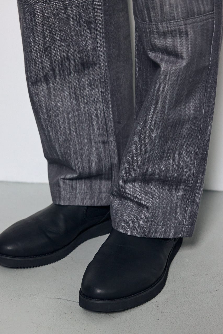 シャイニーワイドパンツ GRY M