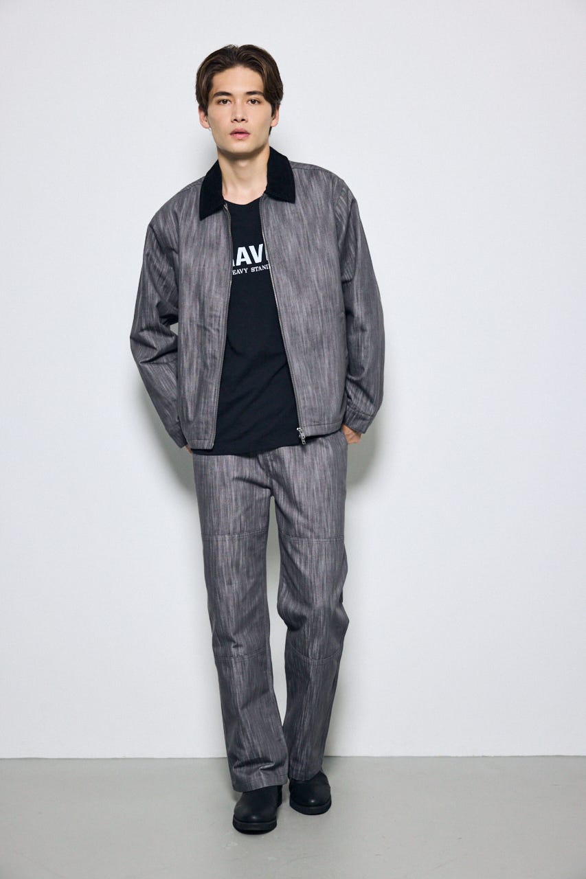 シャイニーワイドパンツ GRY M