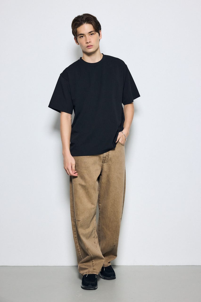 カラーデニムパンツ BRN L