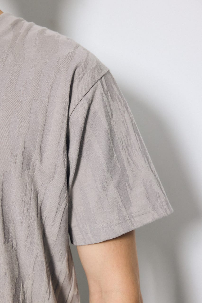シャドーウェーブV/N半袖トップス GRY M