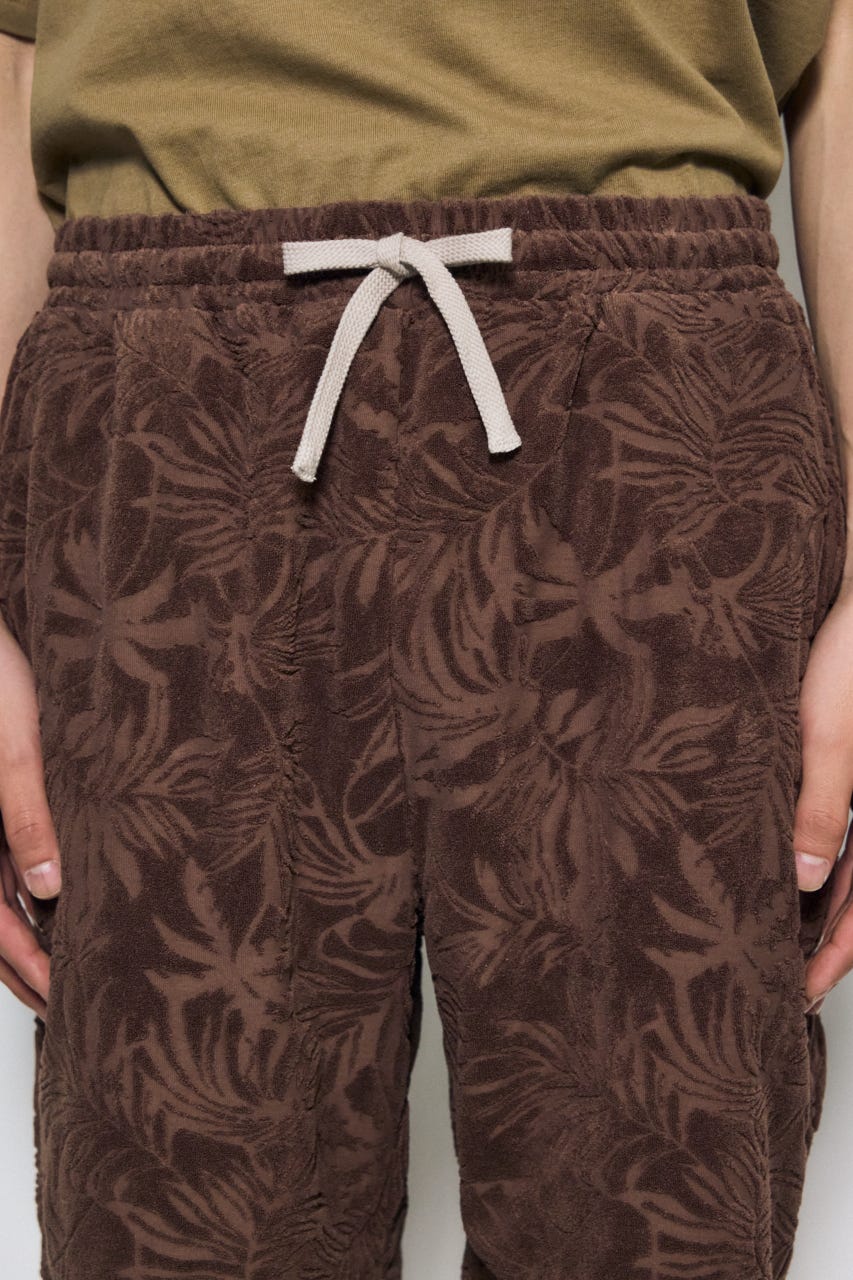 ボタニカルパイルショートパンツ BRN L