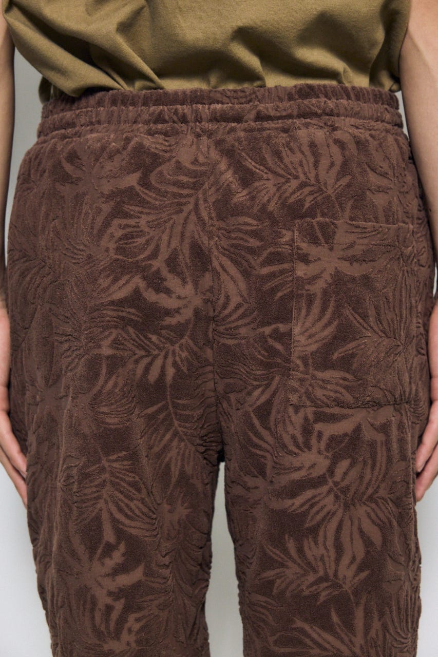 ボタニカルパイルショートパンツ BRN L
