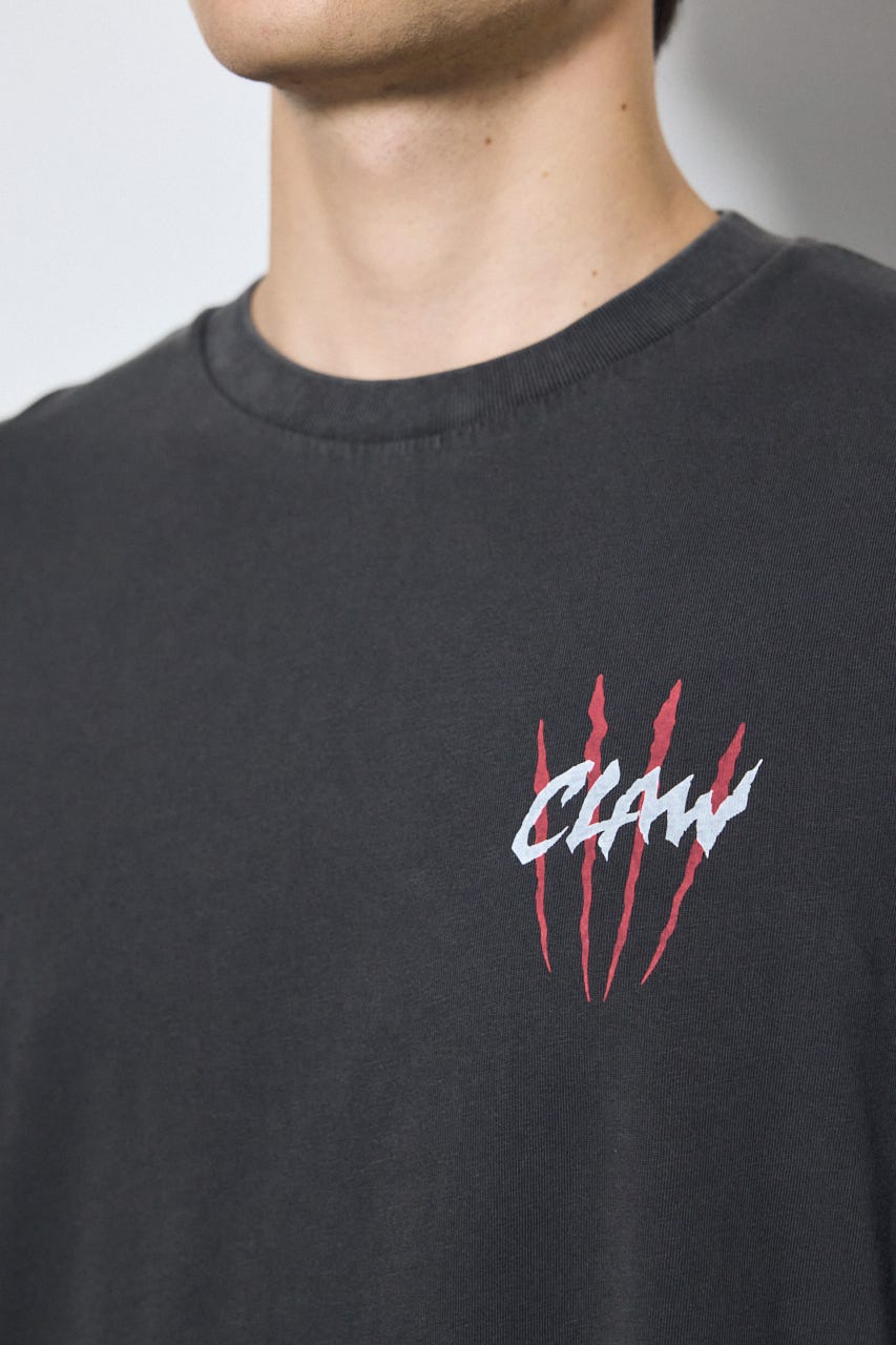 ピグメントグラフィック半袖TEE M/BLK M