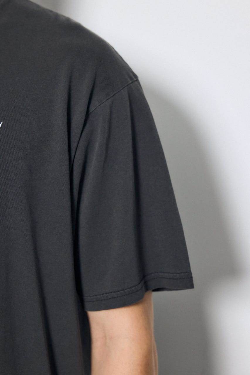 ピグメントグラフィック半袖TEE M/BLK M
