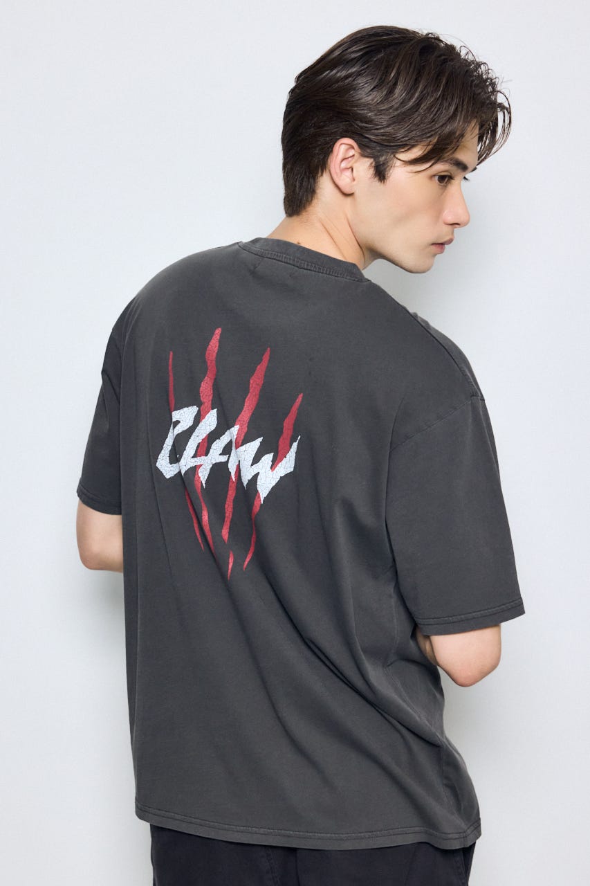 ピグメントグラフィック半袖TEE M/BLK M