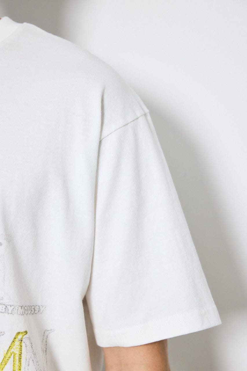 グラフィック半袖TEE M/WHT L