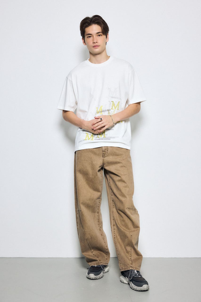 グラフィック半袖TEE M/WHT L