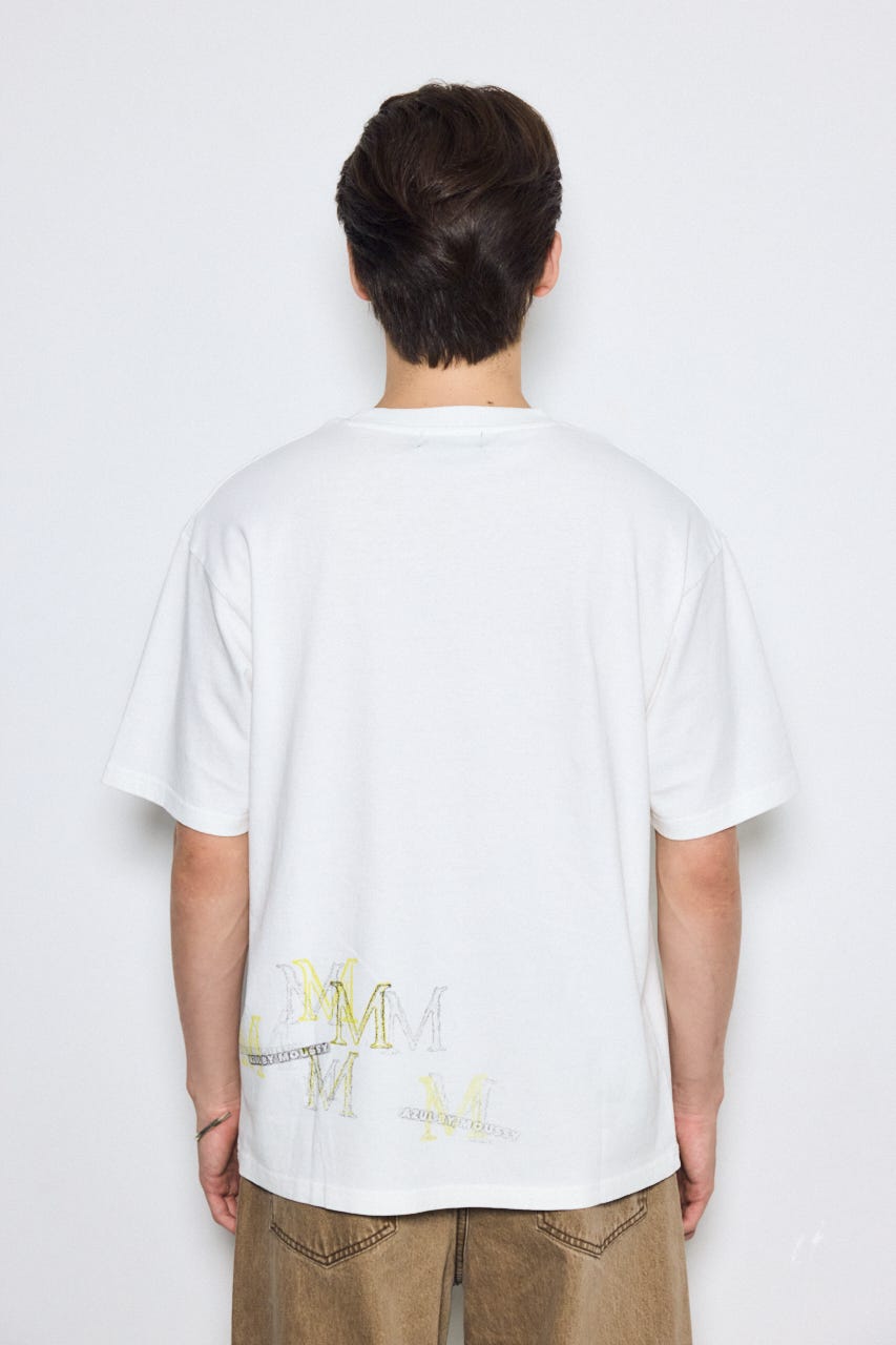 グラフィック半袖TEE M/WHT L