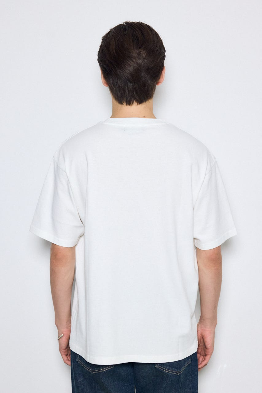 グラフィック半袖TEE WHT L