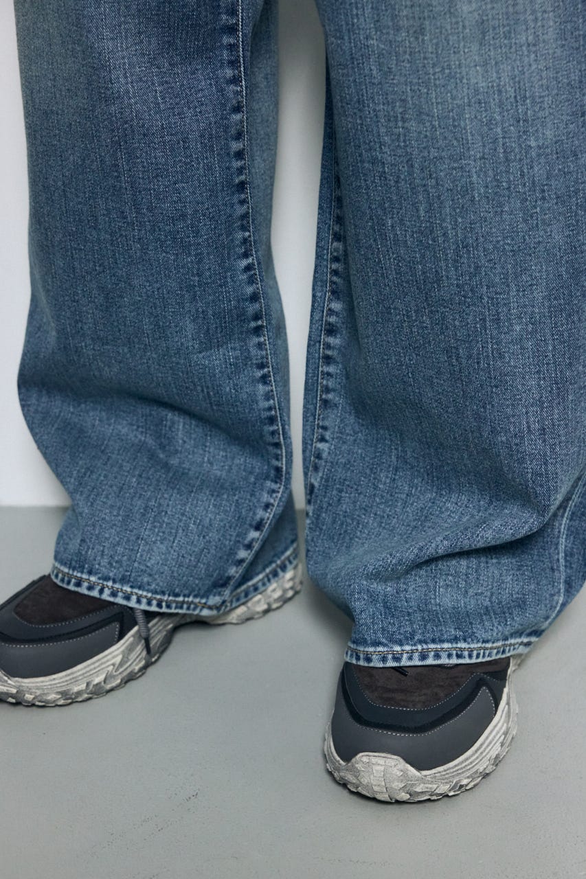 AZUL DENIM リラックスワイド BLU L