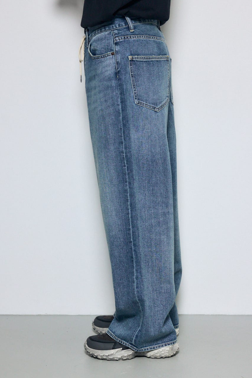 AZUL DENIM リラックスワイド BLU L