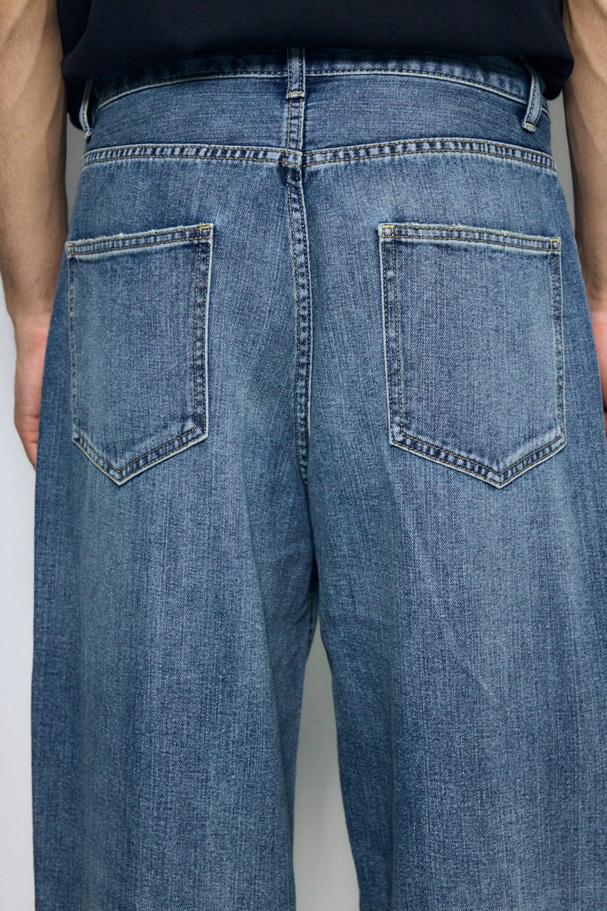 AZUL DENIM リラックスワイド BLU L