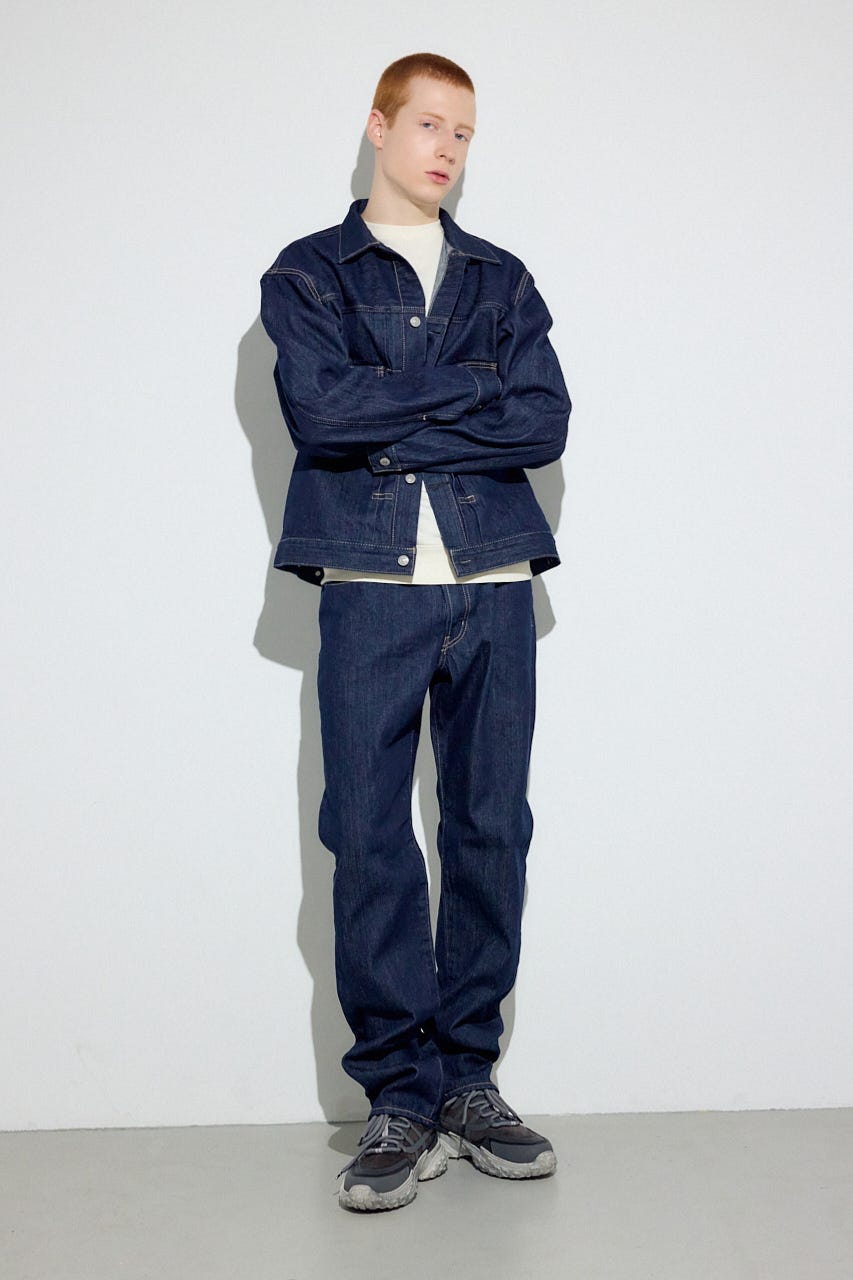 AZUL DENIM ルーズストレート One Wash 28inch