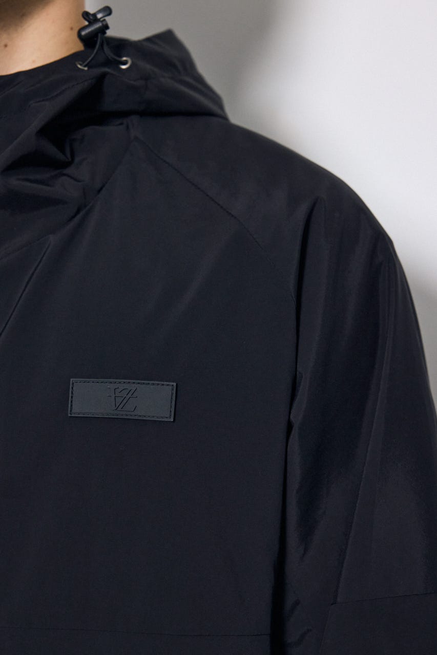 ナイロンジップフーディー BLK M