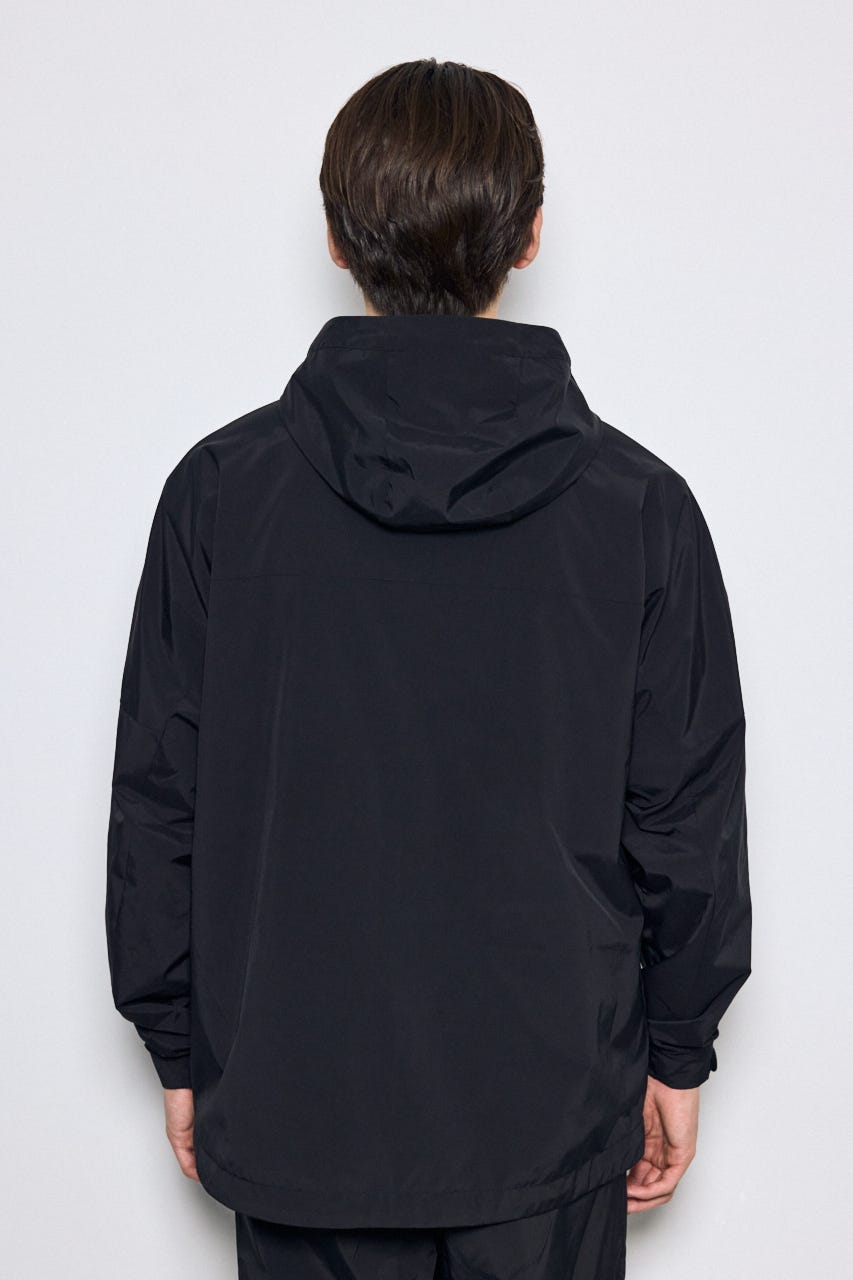 ナイロンジップフーディー BLK M