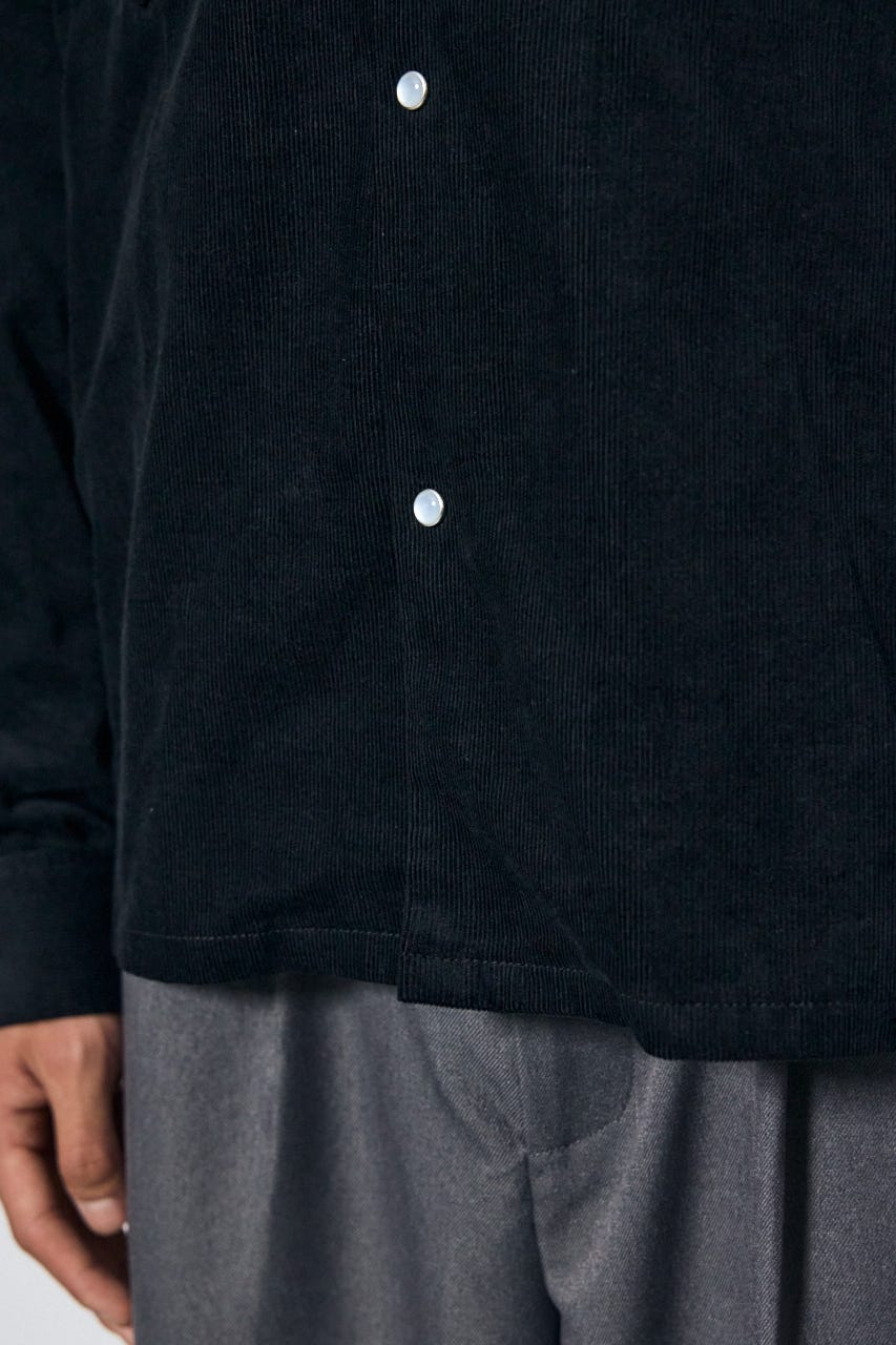 ウェスタンコーデュロイシャツ BLK M