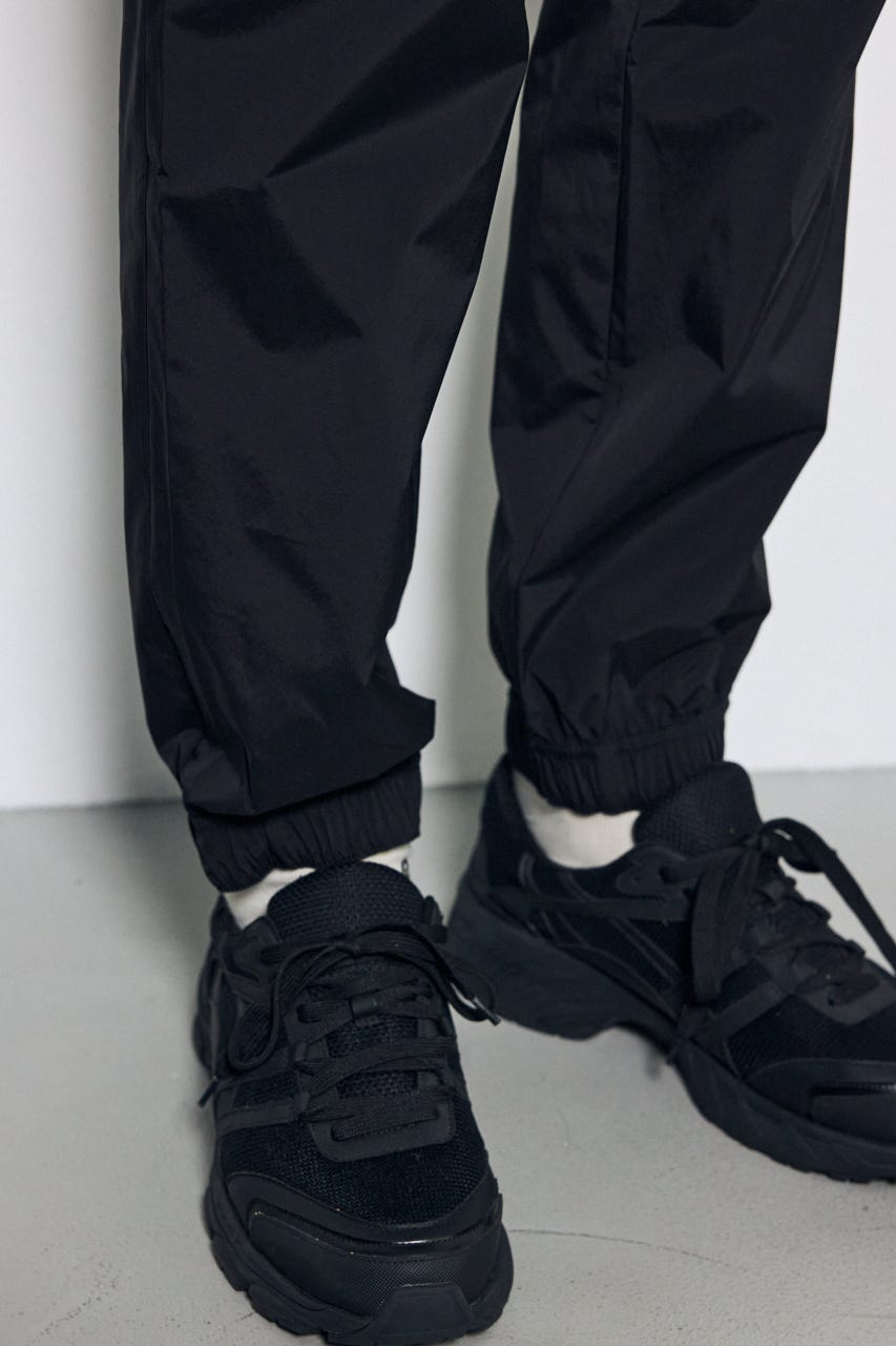ナイロンイージーパンツ BLK M
