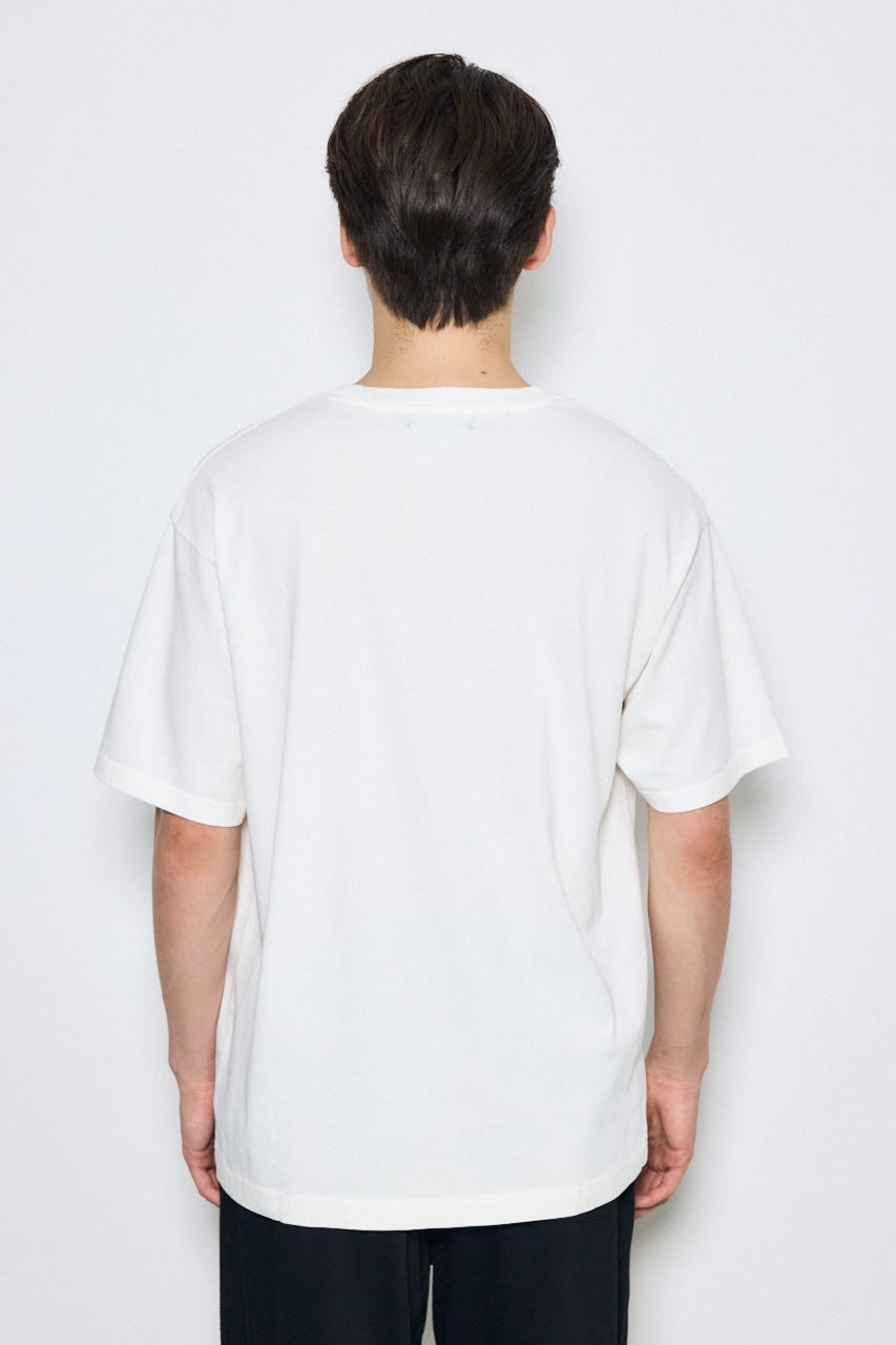 引き揃え天竺Didn't care Tシャツ WHT L