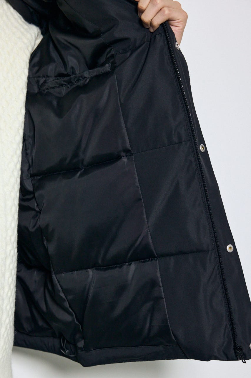 【AW先行アイテム】シームレス中綿ジャケット BLK L