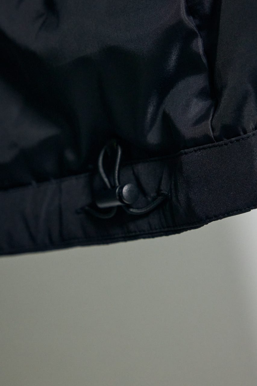 【AW先行アイテム】シームレス中綿ジャケット BLK L