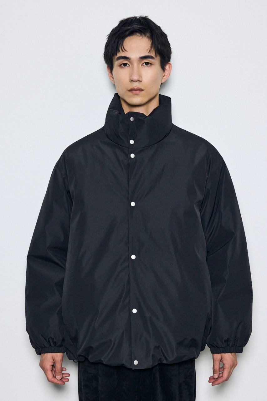 【AW先行アイテム】シームレス中綿ジャケット BLK L