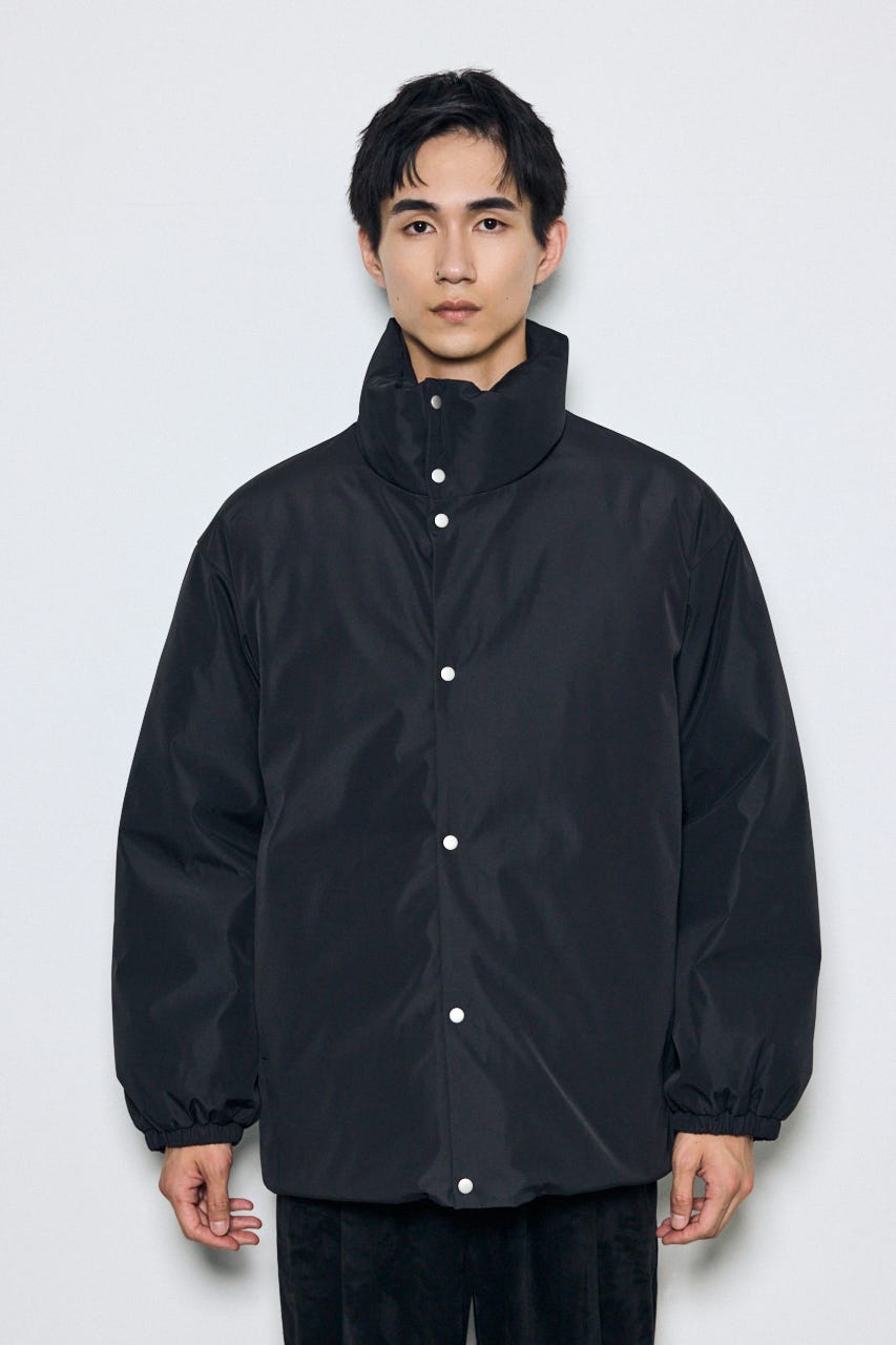 【AW先行アイテム】シームレス中綿ジャケット BLK L