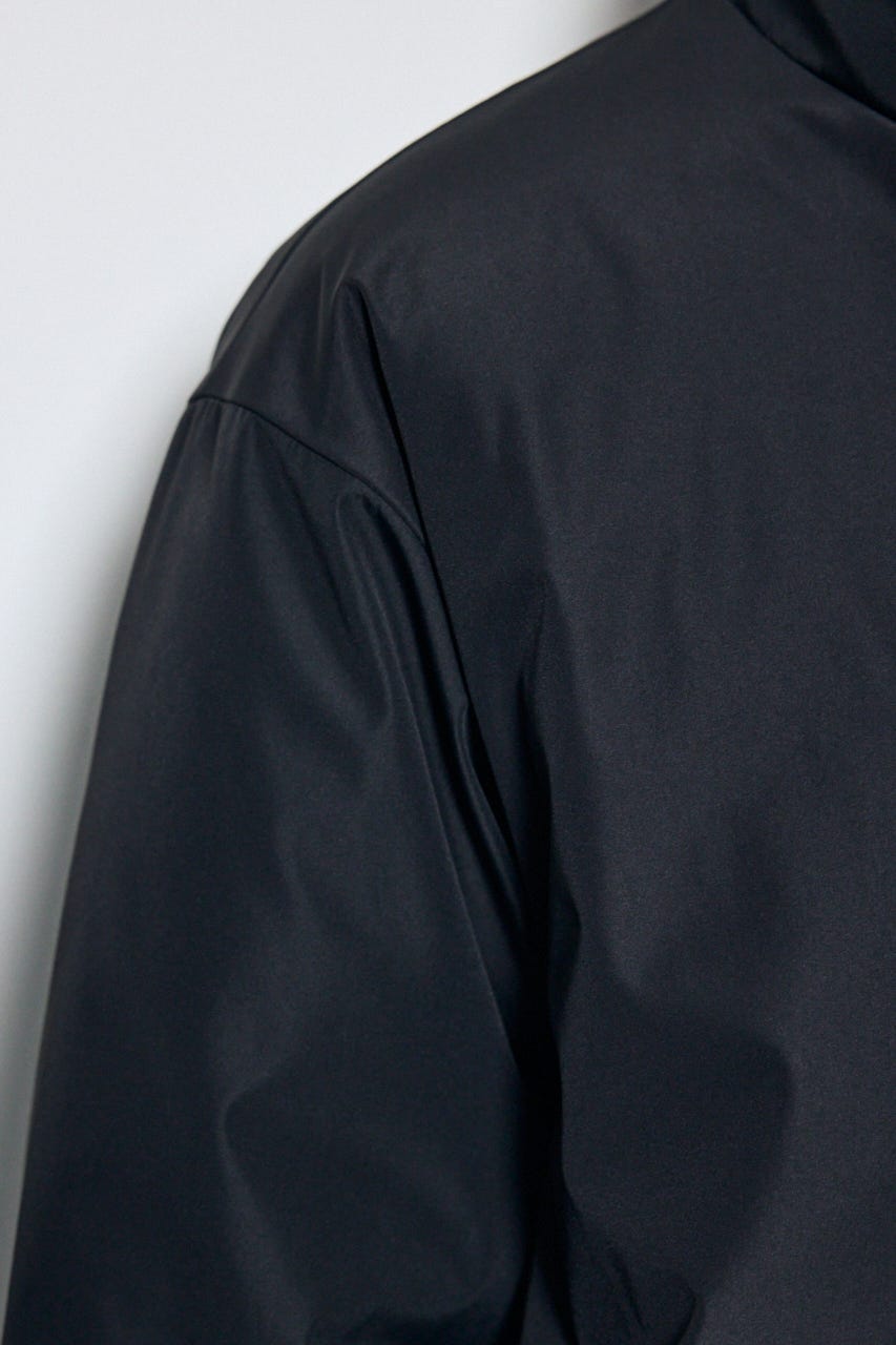 【AW先行アイテム】シームレス中綿ジャケット BLK L
