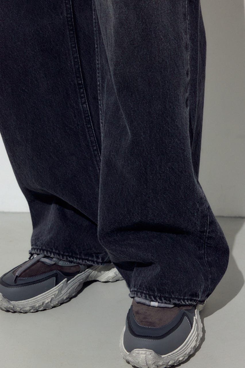AZUL DENIM ワイド BLK M