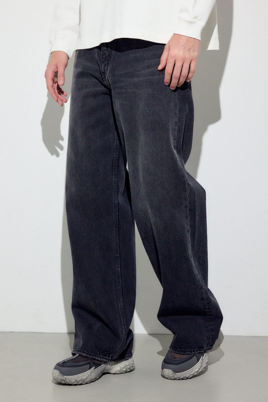 AZUL DENIM ワイド BLK M