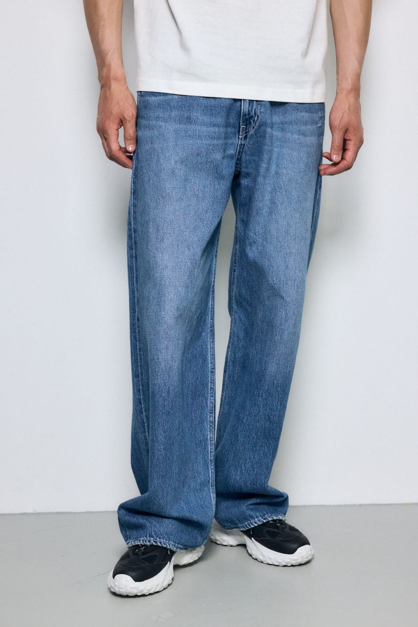 AZUL DENIM ワイド BLU M