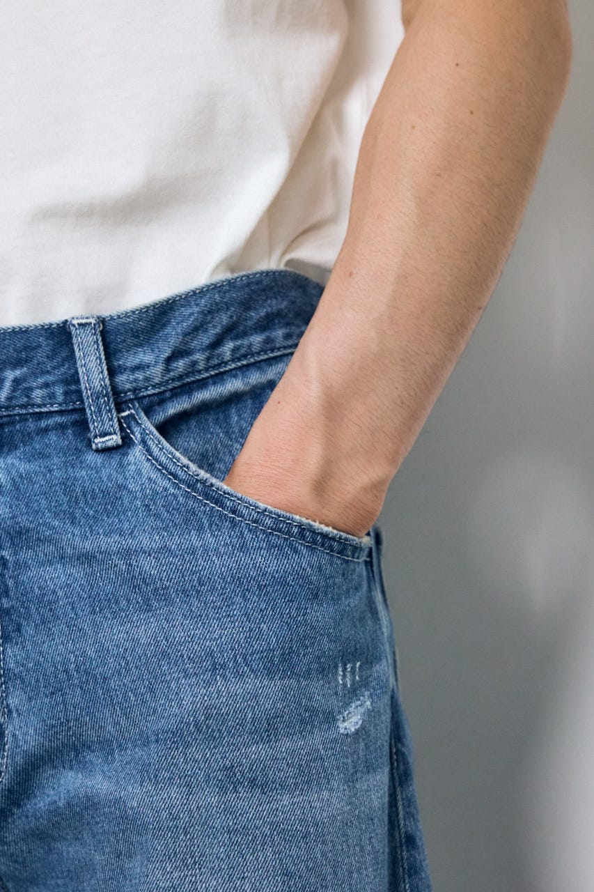 AZUL DENIM ワイド BLU M