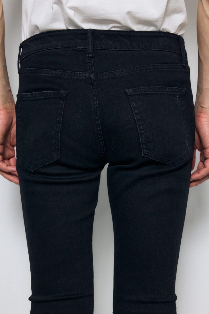 AZUL DENIM リペアスキニー BLK S