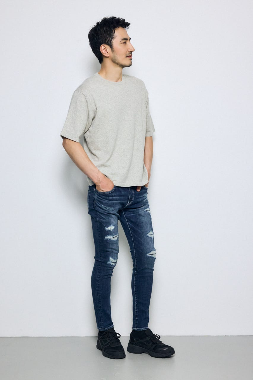 AZUL DENIM リペアスキニー BLU L